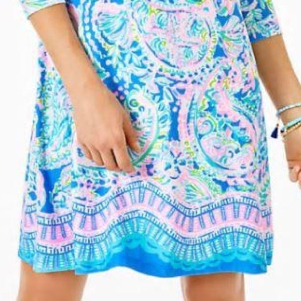 NWT Lilly Pulitzer Ophelia Dress Dream Team - XS - Picture 6 of 7